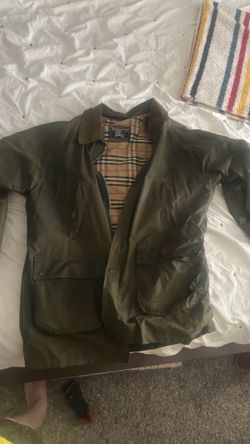 Vintage Burberry waxed canvas hunting jacket