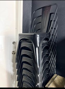 Black Metal chairs