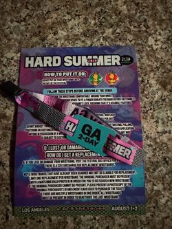 Hard summer 2 day ticket