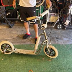 Vintage 80s kick scooter