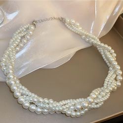 Pearls Necklace Pearl fashion Evening Wear 