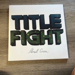 Title Fight Floral Green Vinyl  