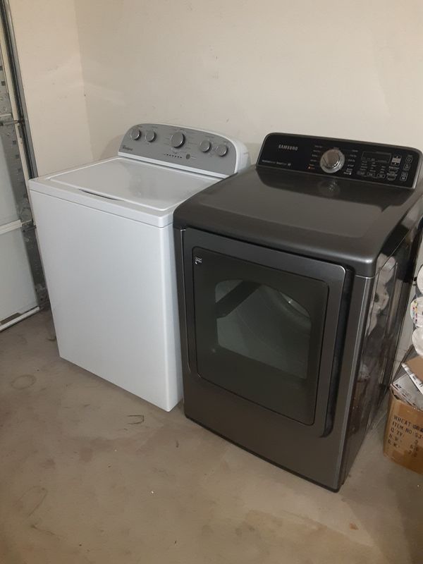 Whirlpool Gold washer model WTW5000DW1 and SAMSUNG DRYER Model