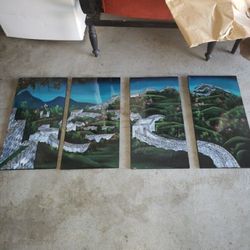 Great Wall Of China Painting