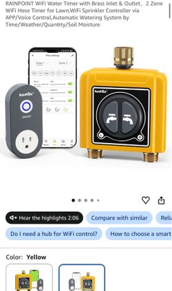 RAINPOINT WiFi Water Timer via 2 Zone