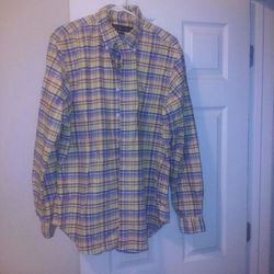 Mens polo shirt size large worn once $45 firm