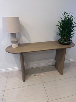 Modern Wood Console Table