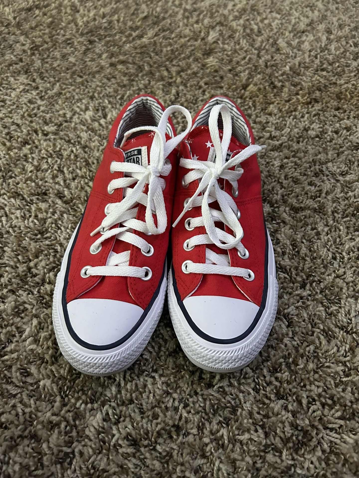 Red Converse-W 7