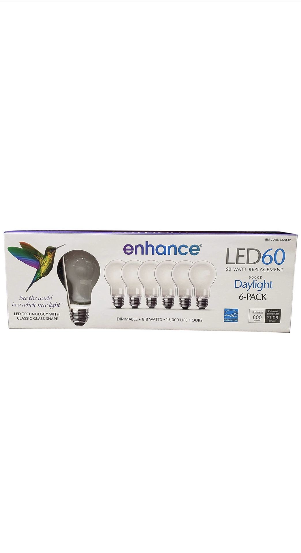 6 Bulbs led