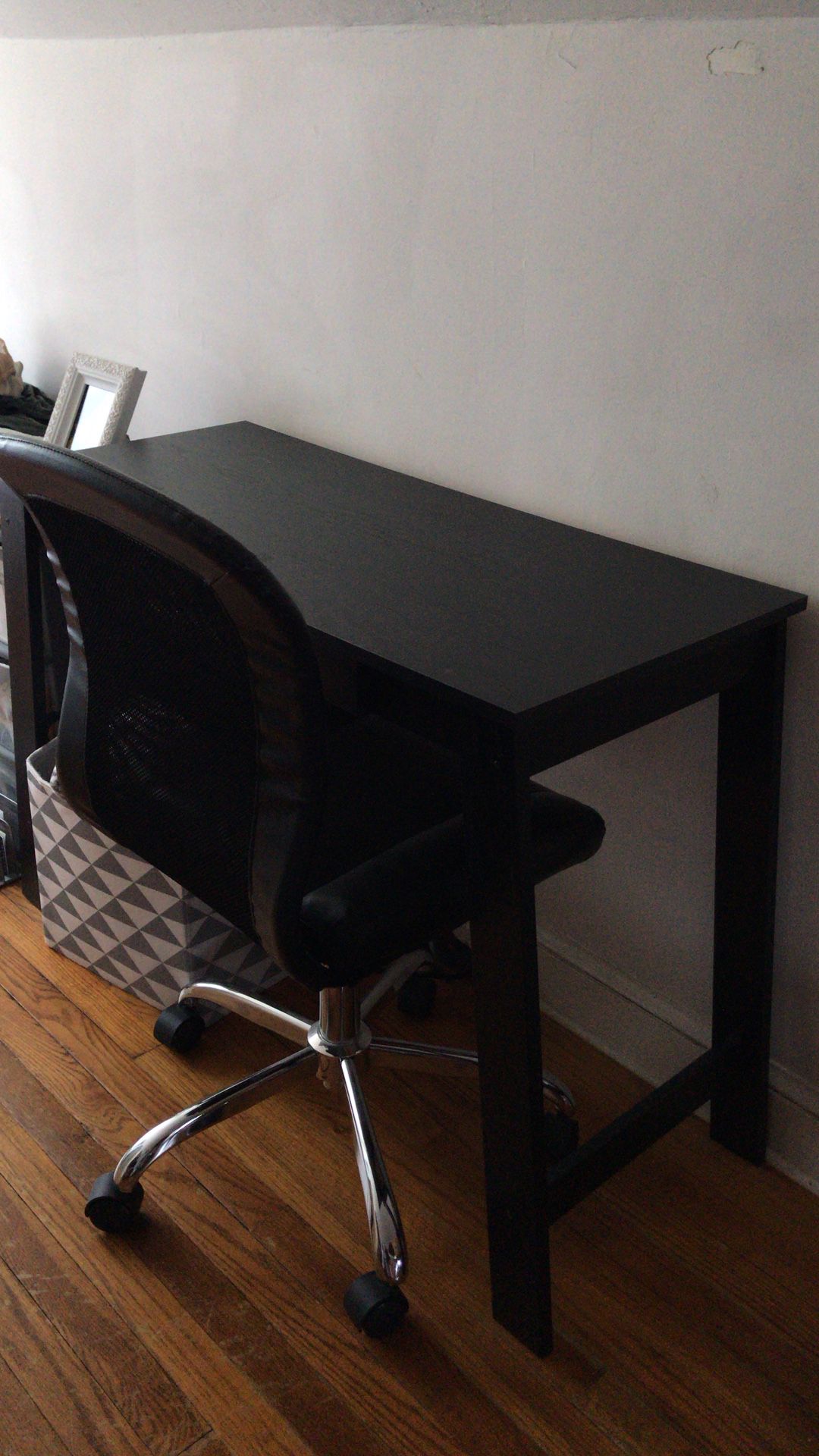 Espresso Desk with Office Chair