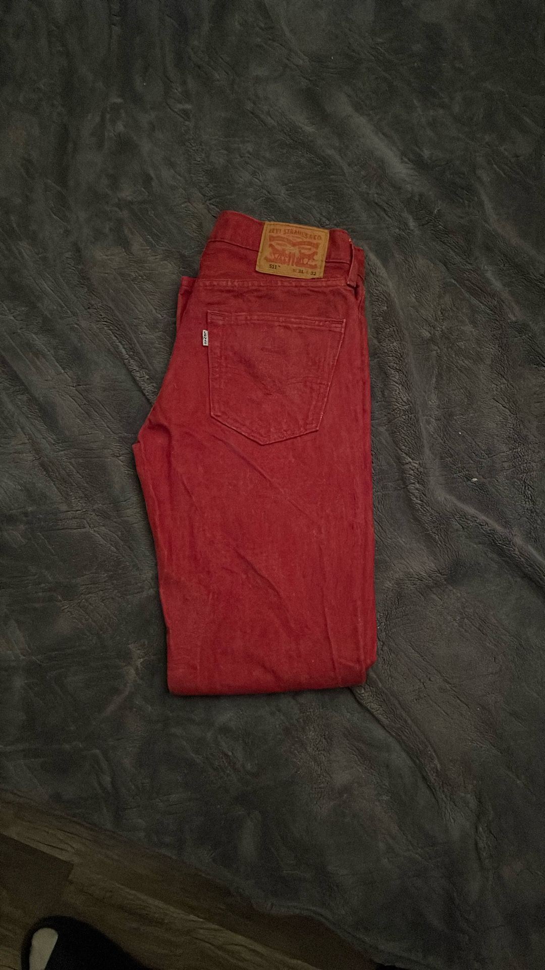 Red Levi Jeans