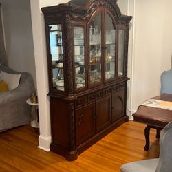 Real Wood China Display 