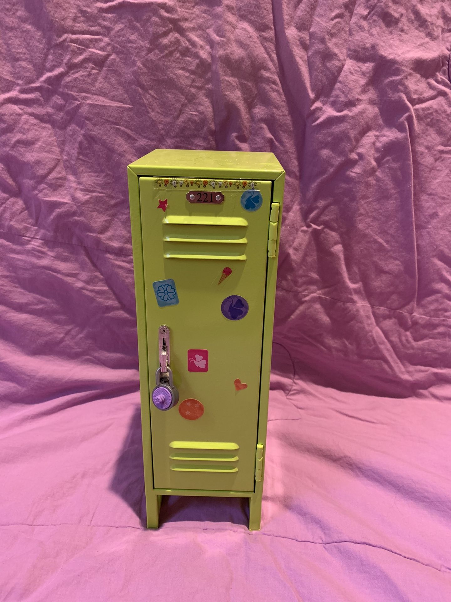 American Girl Doll School Locker Set