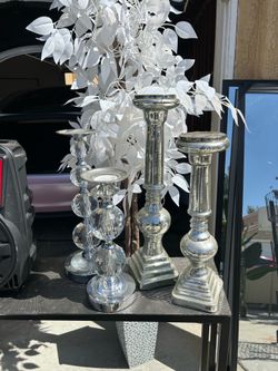 5 each candle holders