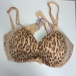 New Victoria's Secret Leopard Print Bra 34C