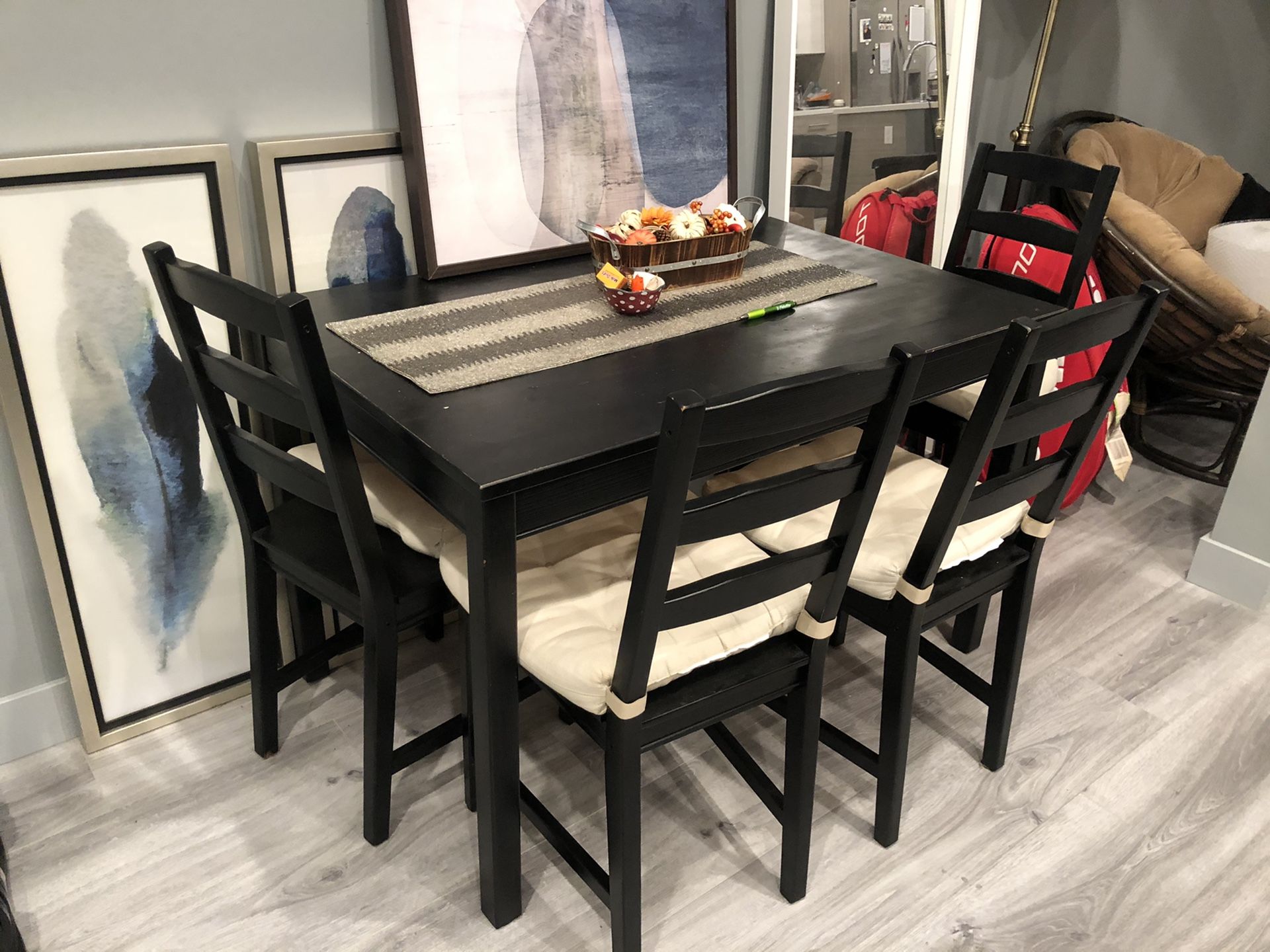 IKEA Jokkmokk Dining Table and 4 Chairs