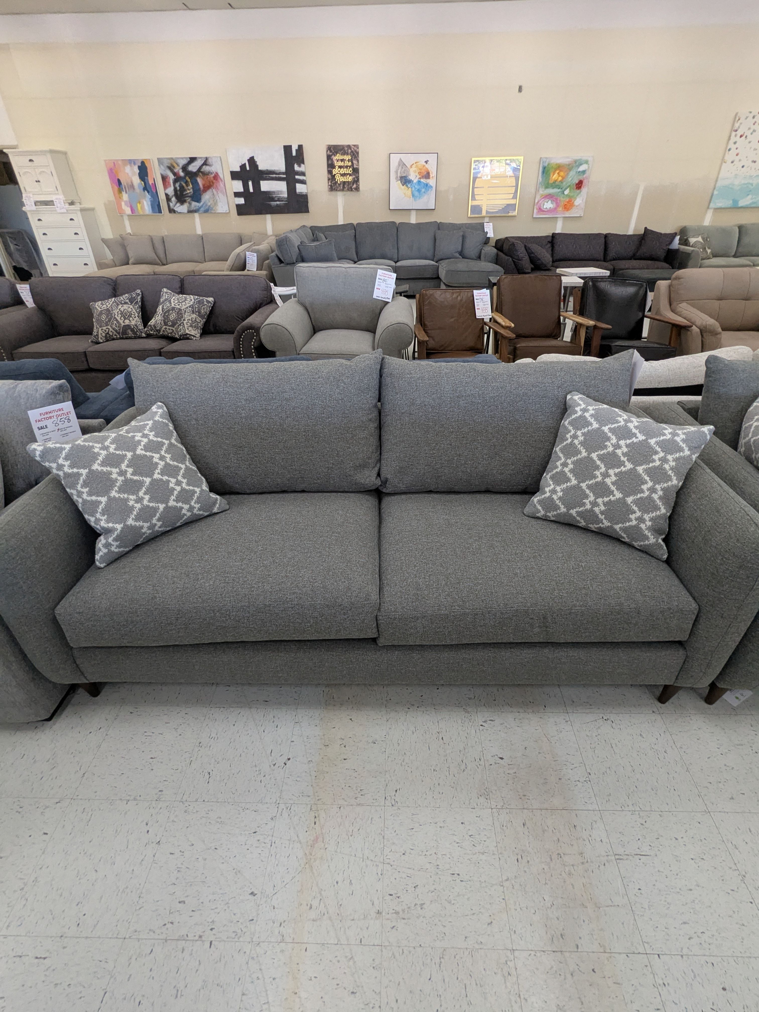 Paros Graphite Sofa