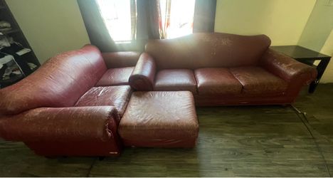 Leather couches
