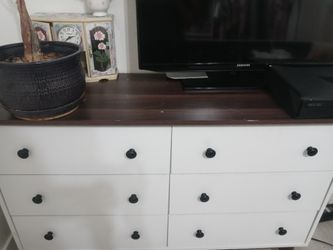 White dresser