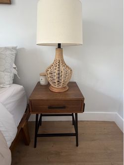 Matching Wood Nightstands- Set of 2 with Drawer