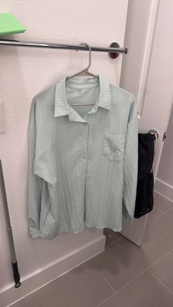 Summer oversize sun protection jacket (size: M-XL)