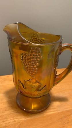Carnival Glass Pitcher