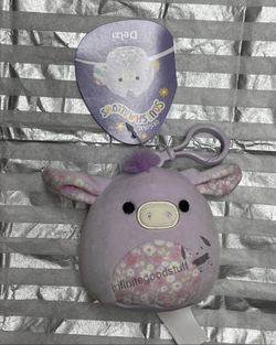 Squishmallow DELZI Easter Clip BNWT