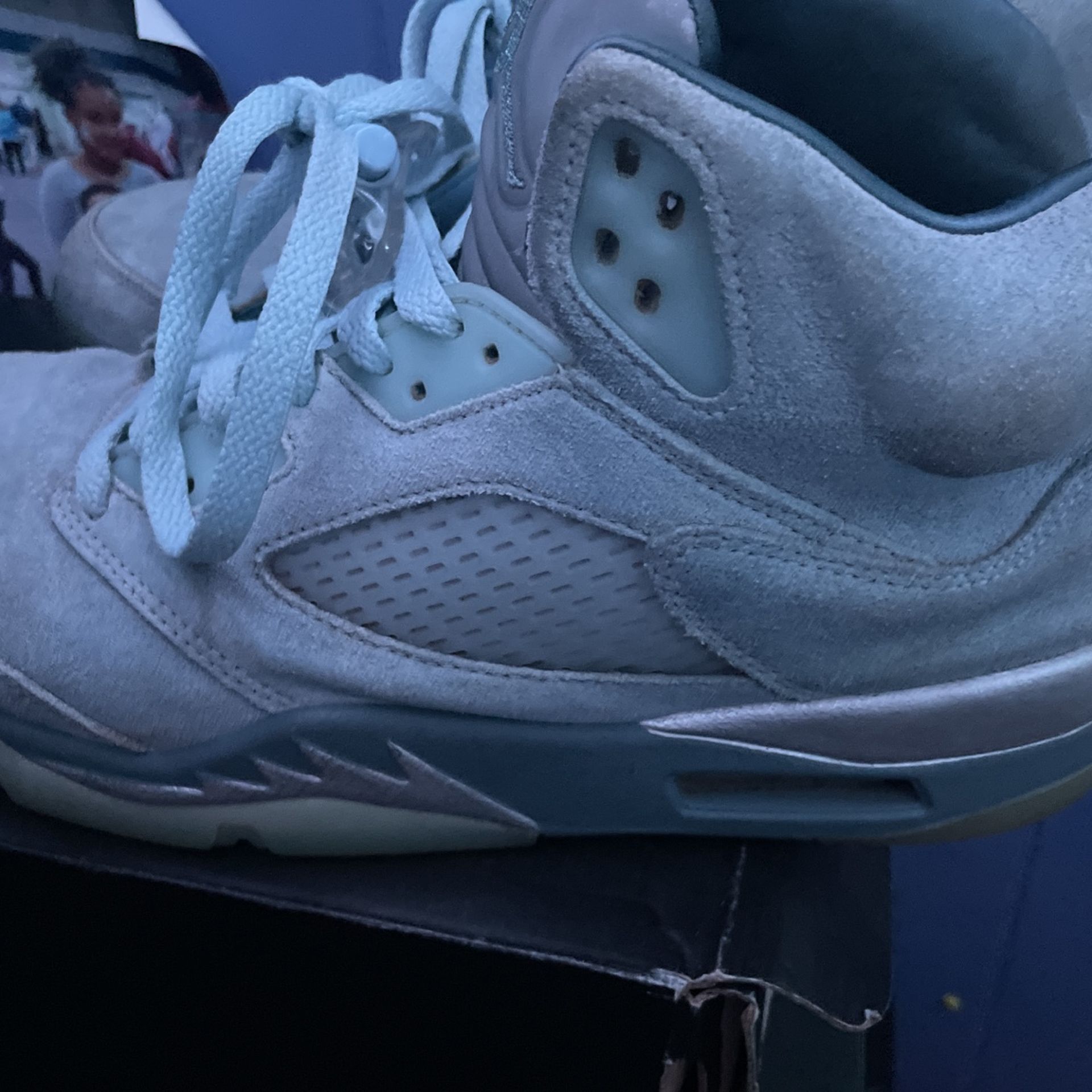 Jordon 5 Blue Bird 