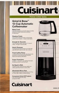 Cuisinart Grind & Brew coffee maker