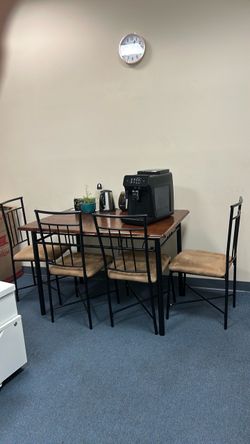 Dining Table Set with 4 Chairs