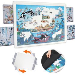 Rotating Puzzle Board with Large Drawers - New