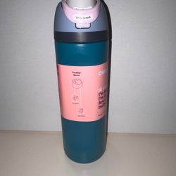 OWALA FREESIP~DENIM 24oz INSULATED STAINLESS STEEL Water Bottle, Locking Lid NEW
