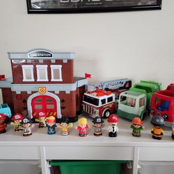 Priced to Move Fisher Price and  Misc  Firefighter Bundle