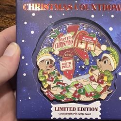 Disney Pin Christmas Countdown Jumbo Limited Edition