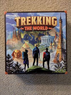Trekking the World, 1st edition, like-new condition.