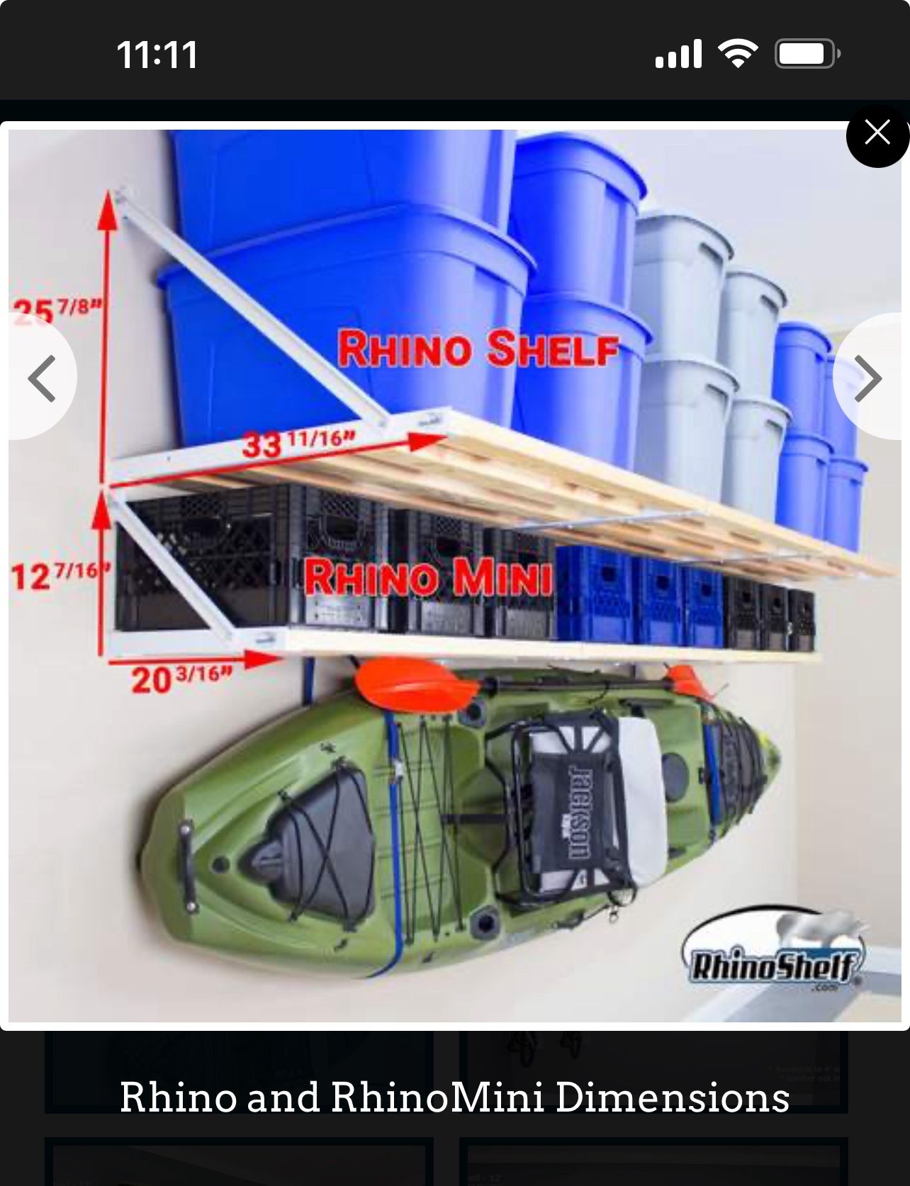 Wall mounted Garage Shelves 