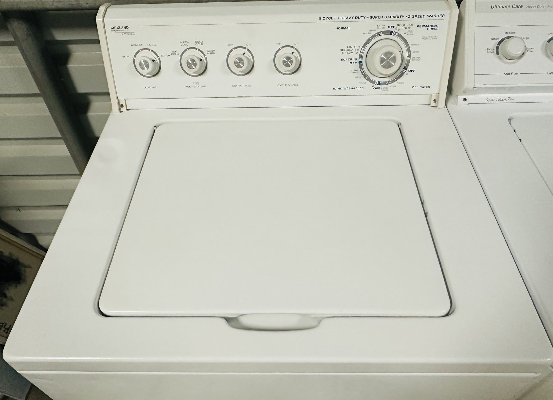 Whirlpool Many Options Topload Washer