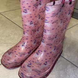 Girls Rain Boots 