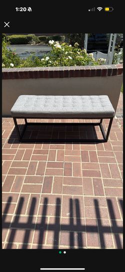 grey bench