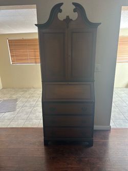 Elegant vintage secretary desk