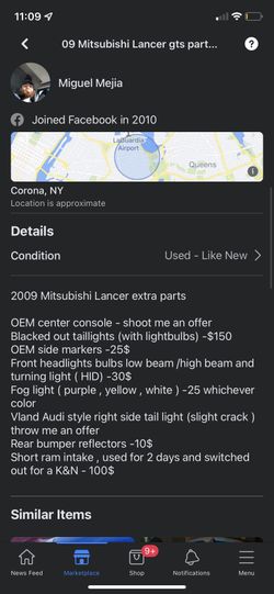 Mitsubishi Lancer Parts