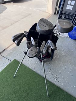 Mixed Golf Club Set with Stand Bag
