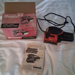 " Bauer " Palm Finishing Sander, Model 1715E-B