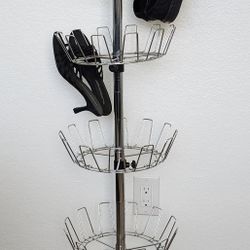 4 Tier Metal Spinning Shoerack 