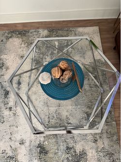 Glass Coffee & Side Table