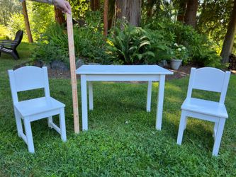 IKEA children’s table and two chairs