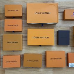 (12) Louis Vuitton LV Shopping Gift Box Lot 