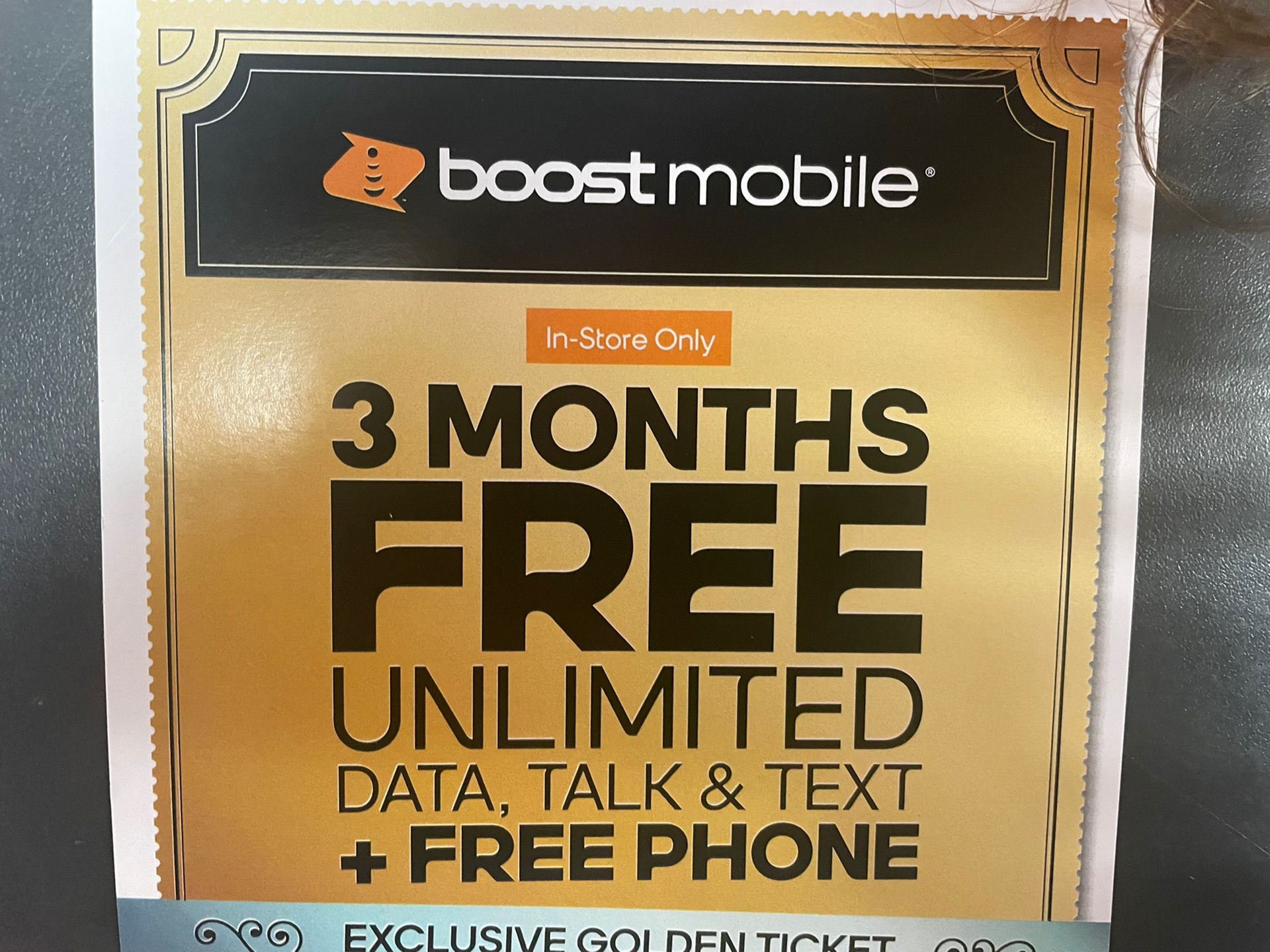 3 MONTHS FREE WHEN YOU SWITCH TO BOOST