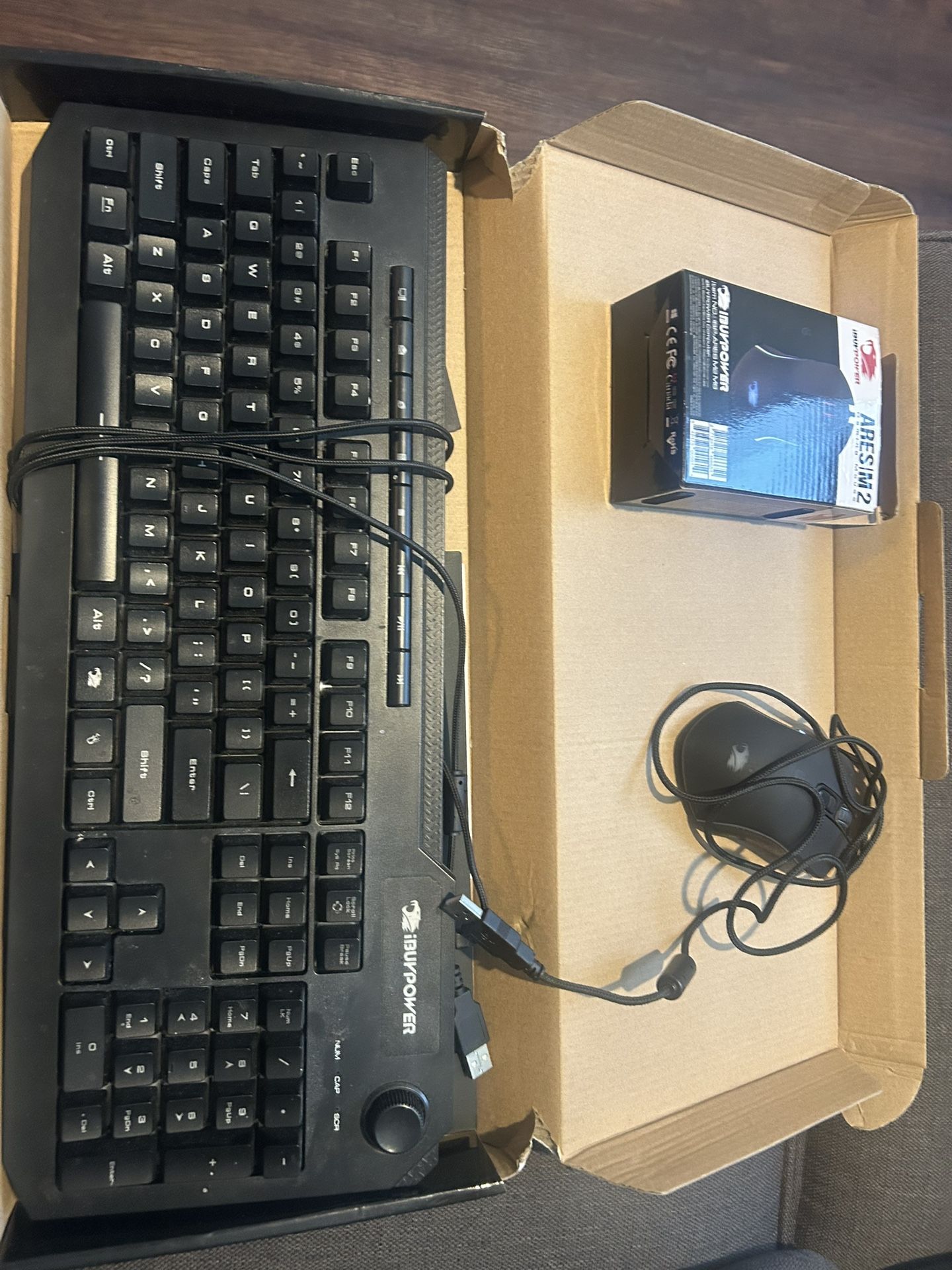 Gaming keyboard and mouse