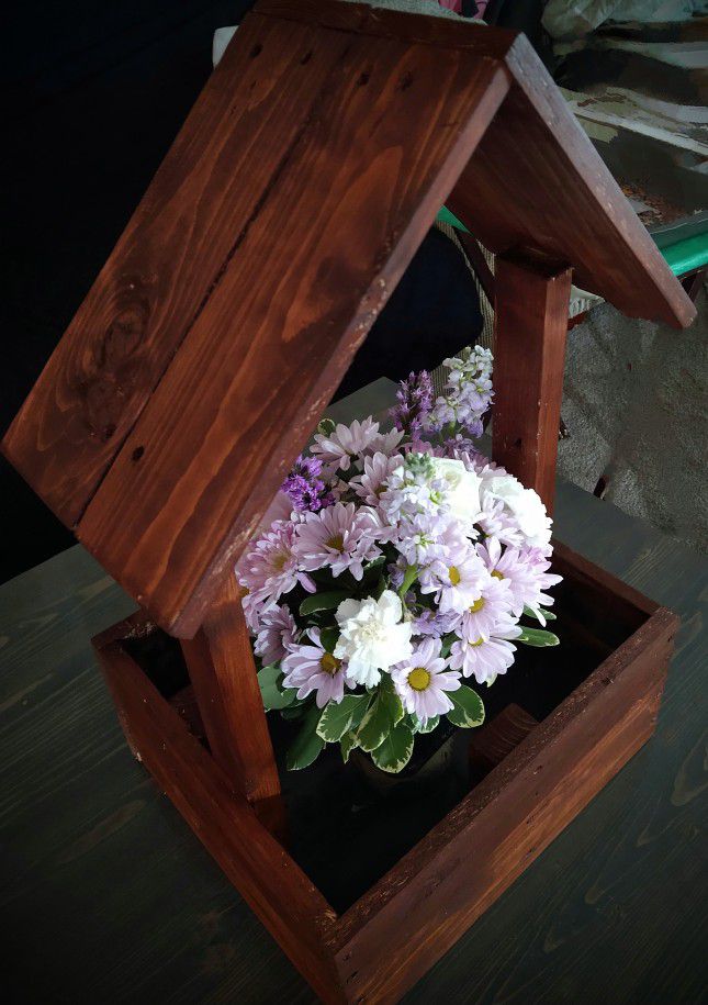 Custom Wood Plant Box